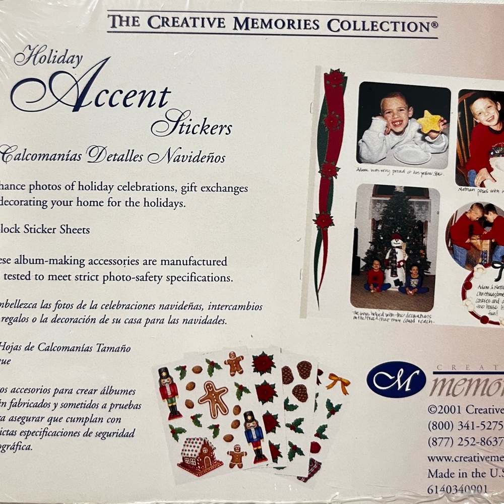 Creative Memories Festive Accent Stickers
